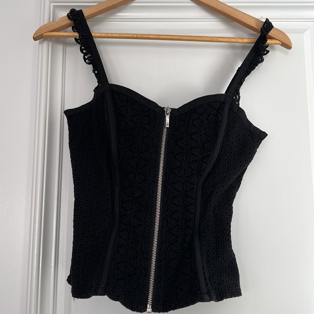 Bebe structured corset top